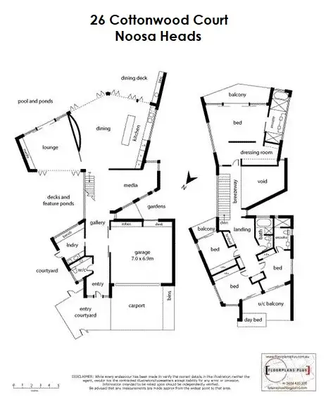 Floorplan of Homely house listing, 26 Cottonwood Court, Noosa Heads QLD 4567