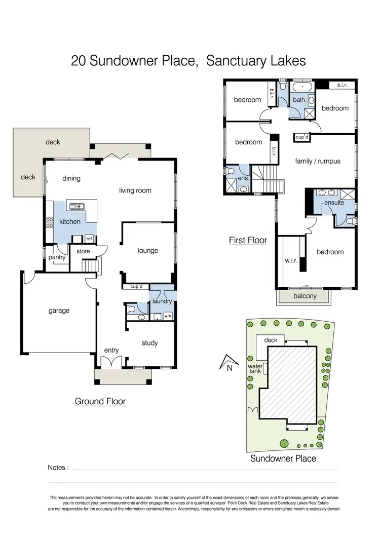 Floorplan of Homely house listing, 20 Sundowner Place, Sanctuary Lakes VIC 3030