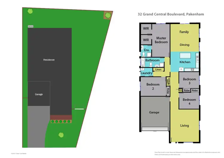 Floorplan of Homely house listing, 32 Grand Central Boulevard, Pakenham VIC 3810