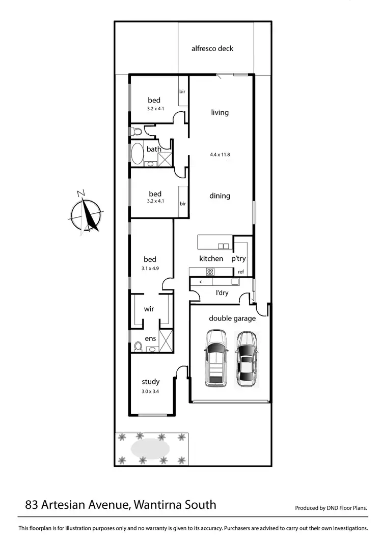 Floorplan of Homely house listing, 83 Artesian Avenue, Wantirna South VIC 3152