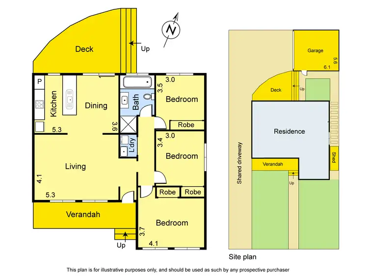 Floorplan of Homely unit listing, 1/125 Torbay Street, Macleod VIC 3085