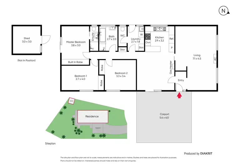 Floorplan of Homely house listing, 10 Redmond Court, Rosebud VIC 3939
