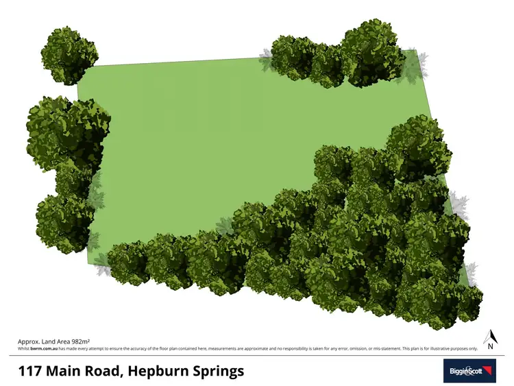 Floorplan of Homely land listing, 117 Main Road, Hepburn Springs VIC 3461