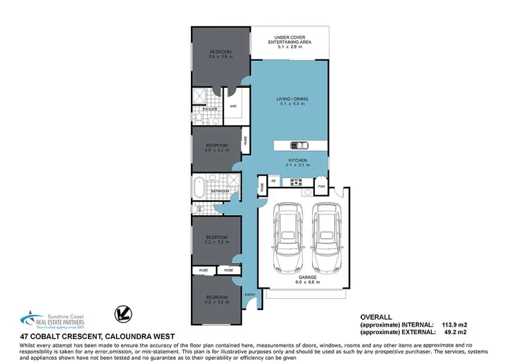 Floorplan of Homely house listing, 47 Cobalt Crescent, Caloundra West QLD 4551
