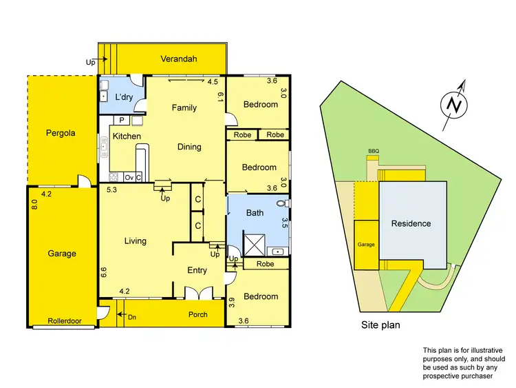 Floorplan of Homely house listing, 4 Adori Court, St Helena VIC 3088