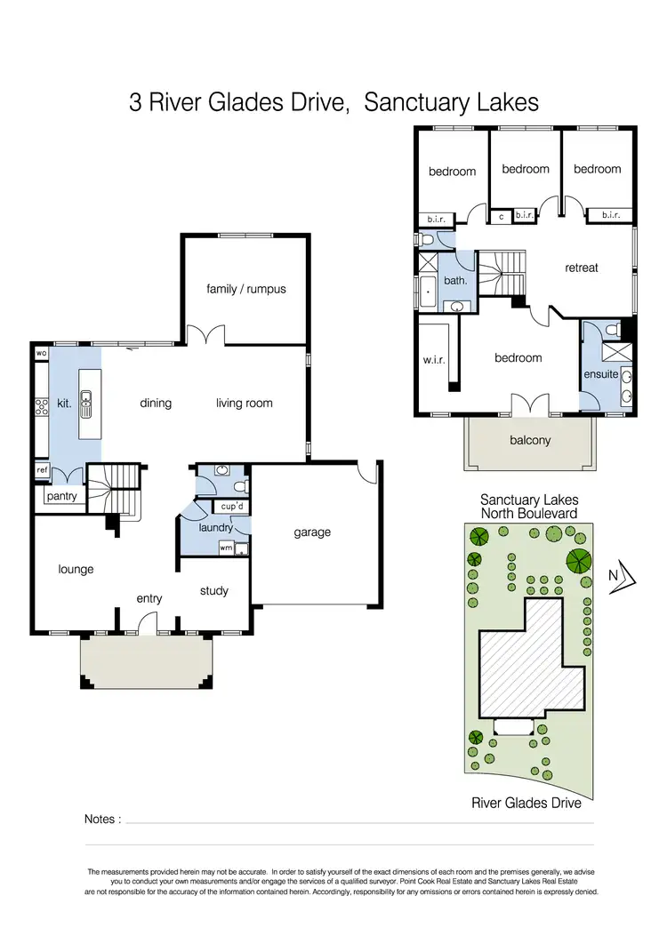 Floorplan of Homely house listing, 3 Riverglades Drive, Sanctuary Lakes VIC 3030