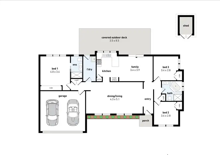 Floorplan of Homely house listing, 7A North Street, Moss Vale NSW 2577