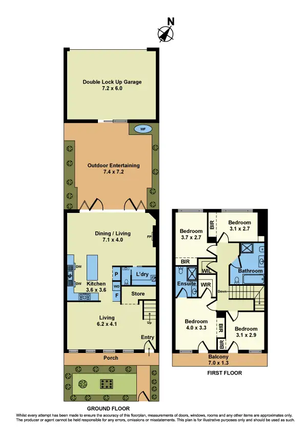 Floorplan of Homely house listing, 6 John Liston Drive, Newport VIC 3015