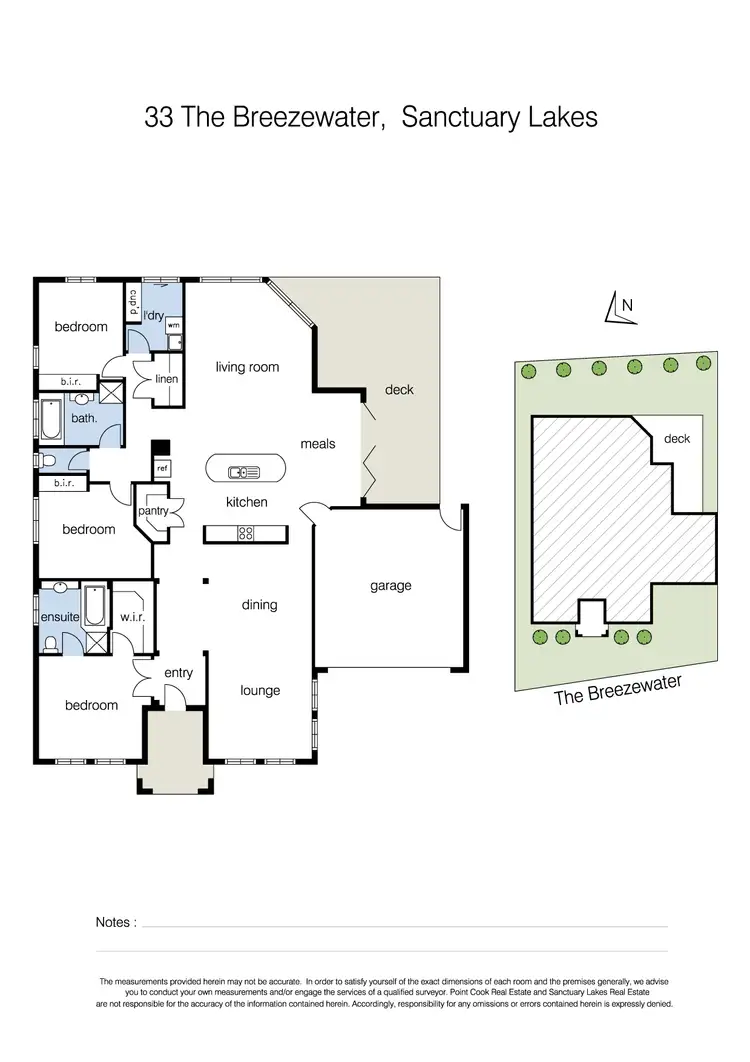 Floorplan of Homely house listing, 33 The Breezewater, Sanctuary Lakes VIC 3030