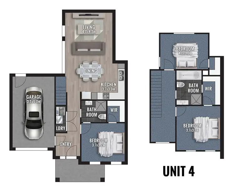 Floorplan of Homely unit listing, 4/18 Irvine Street, Deer Park VIC 3023