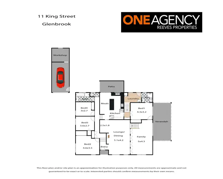 Floorplan of Homely house listing, 11 King Street, Glenbrook NSW 2773