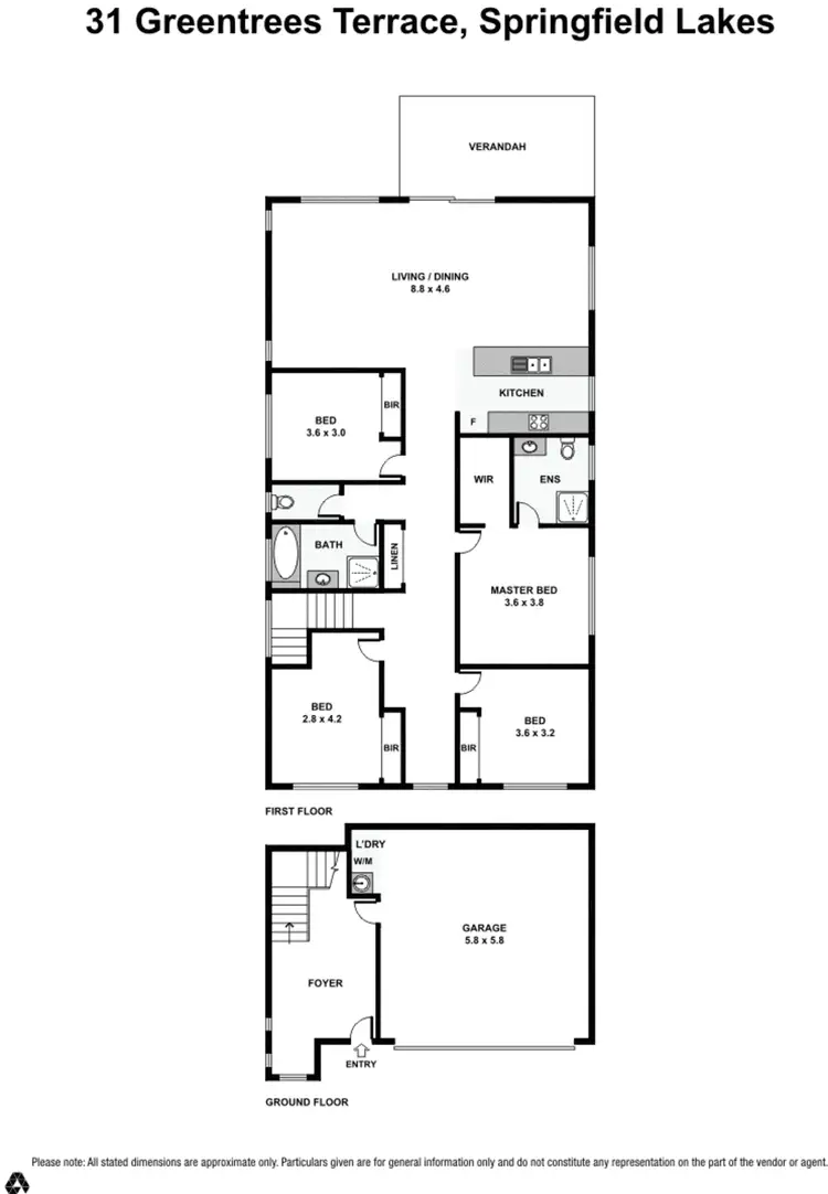 Floorplan of Homely house listing, 31 Greentrees Terrace, Springfield Lakes QLD 4300