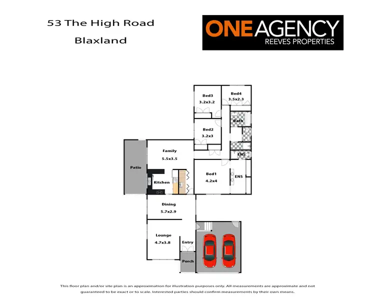Floorplan of Homely house listing, 53 The High Road, Blaxland NSW 2774