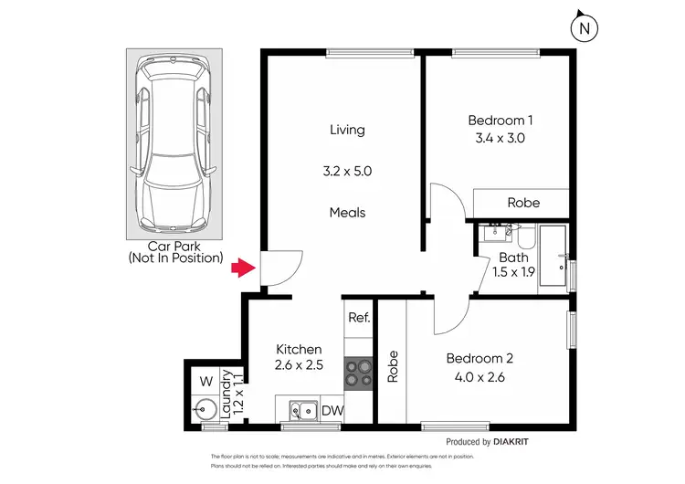 Floorplan of Homely apartment listing, 3/289 Nicholson Street, Carlton VIC 3053