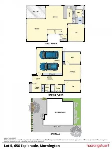 Floorplan of Homely townhouse listing, 5/656 Esplanade, Mornington VIC 3931