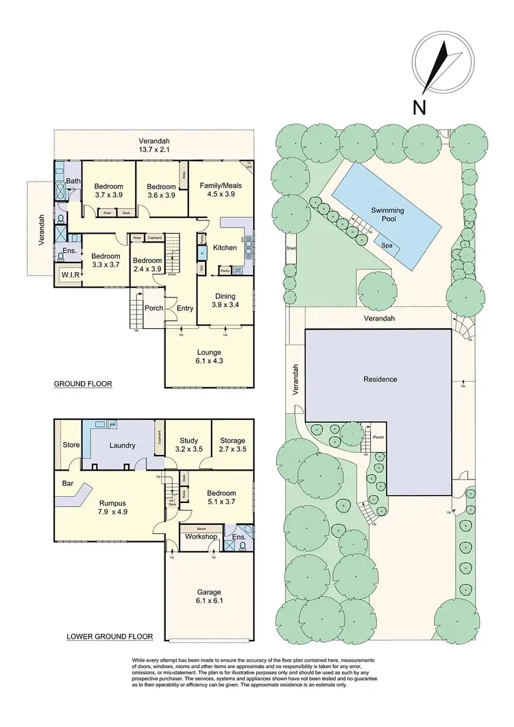 Floorplan of Homely house listing, 26 Old Eltham Road, Lower Plenty VIC 3093