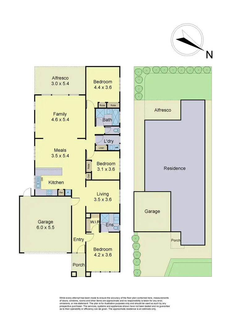 Floorplan of Homely house listing, 4 Kiora Avenue, Doreen VIC 3754