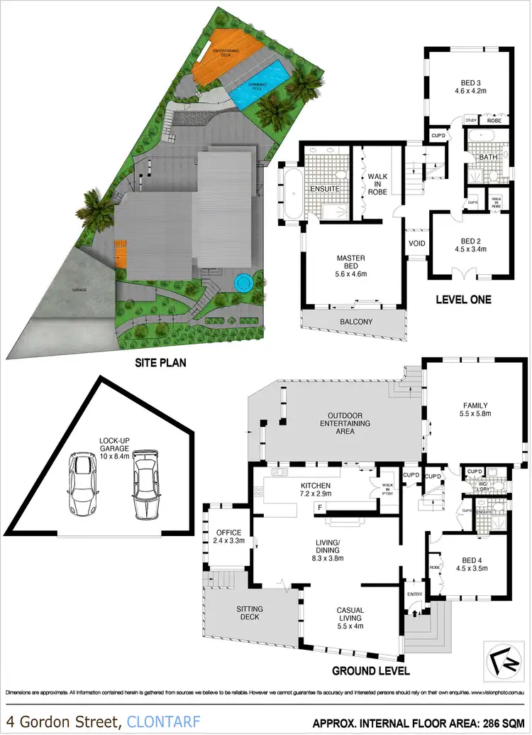 Floorplan of Homely house listing, 4 Gordon Street, Clontarf NSW 2093