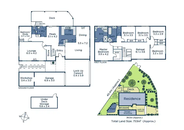 Floorplan of Homely house listing, 41 Mayfair Drive, Ferntree Gully VIC 3156