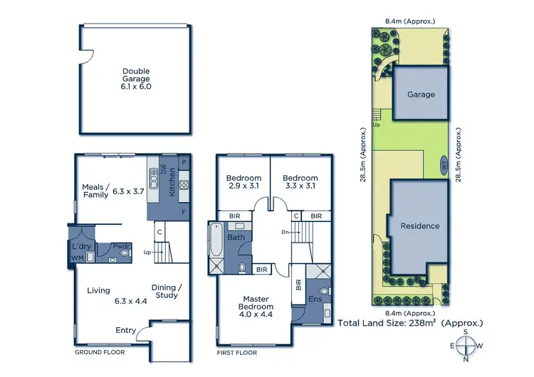 Floorplan of Homely townhouse listing, 14 Harcrest Boulevard, Wantirna South VIC 3152