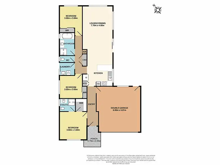 Floorplan of Homely house listing, 19 Lucas Court, Narre Warren South VIC 3805
