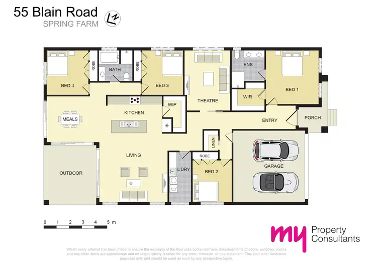 Floorplan of Homely house listing, 55 Blain Road, Spring Farm NSW 2570