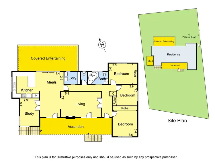 Floorplan of Homely house listing, 94 Greenhill Road, Greensborough VIC 3088