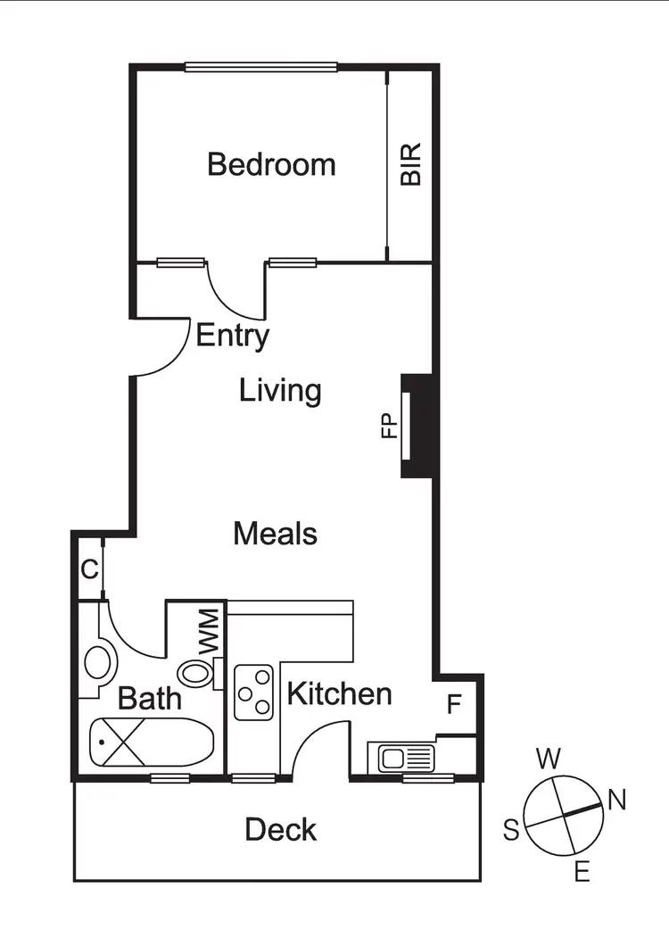Floorplan of Homely apartment listing, 4/60 Carlisle Street, St Kilda VIC 3182