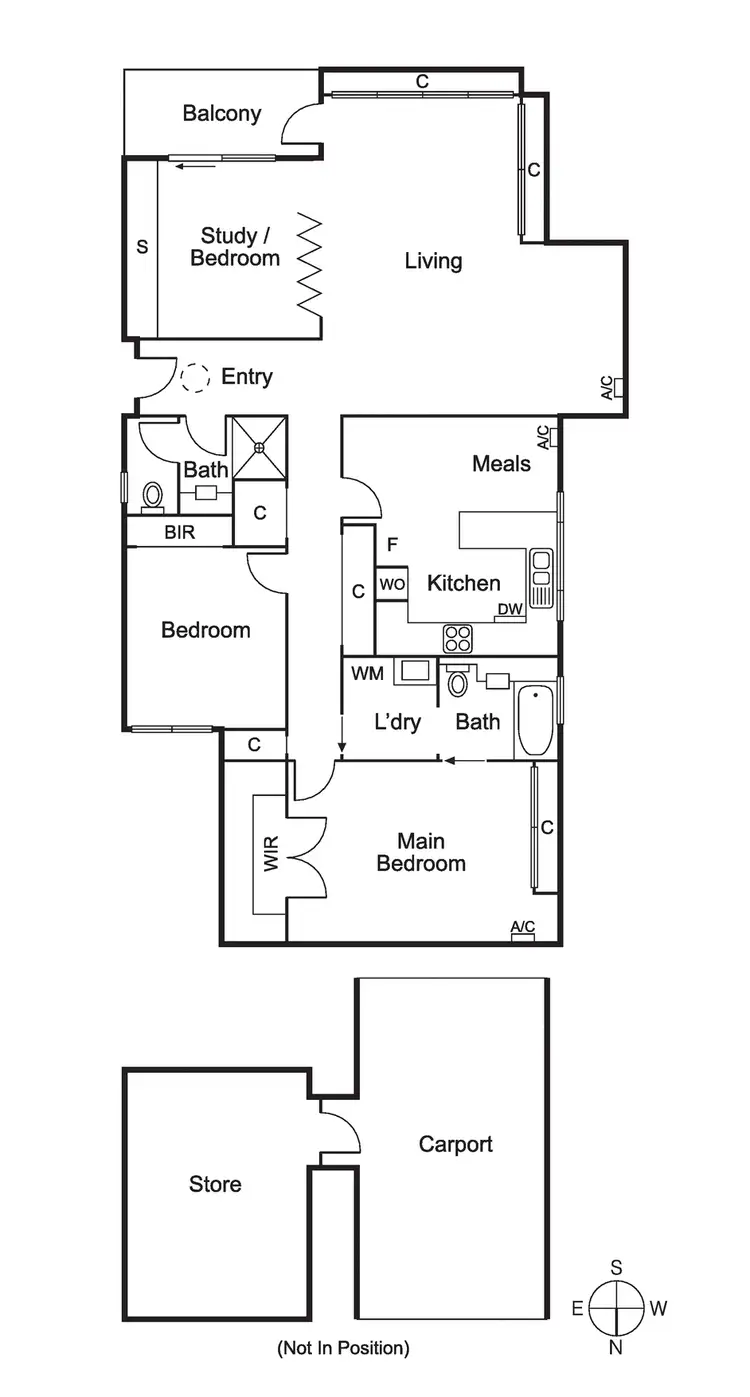 Floorplan of Homely apartment listing, 4/105 Murray Street, Caulfield VIC 3162