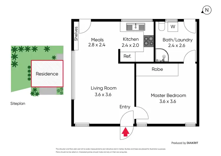 Floorplan of Homely unit listing, 1/23 Muir Street, Frankston VIC 3199