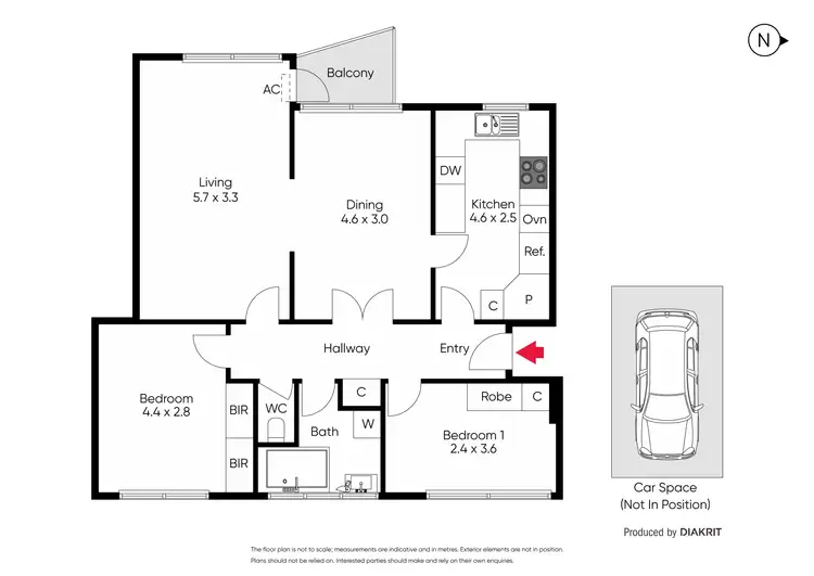 Floorplan of Homely apartment listing, 4/203 Alma Road, St Kilda East VIC 3183
