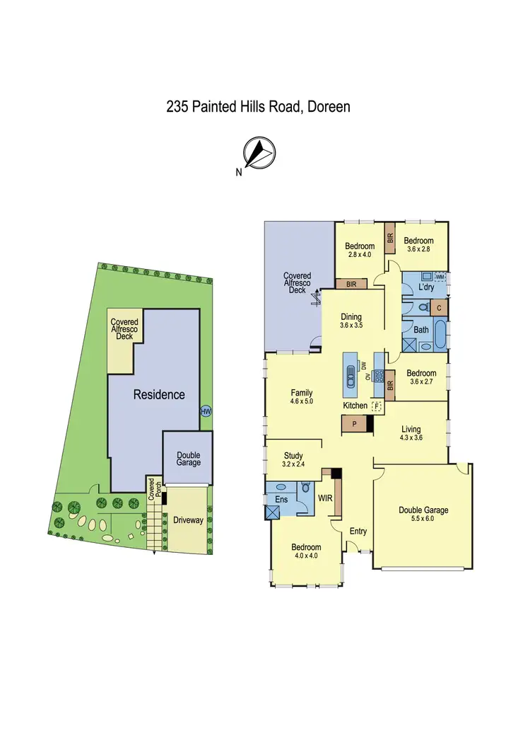 Floorplan of Homely house listing, 235 Painted Hills Road, Doreen VIC 3754