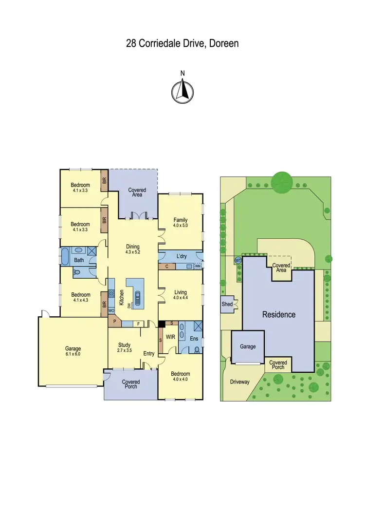 Floorplan of Homely house listing, 28 Corriedale Drive, Doreen VIC 3754