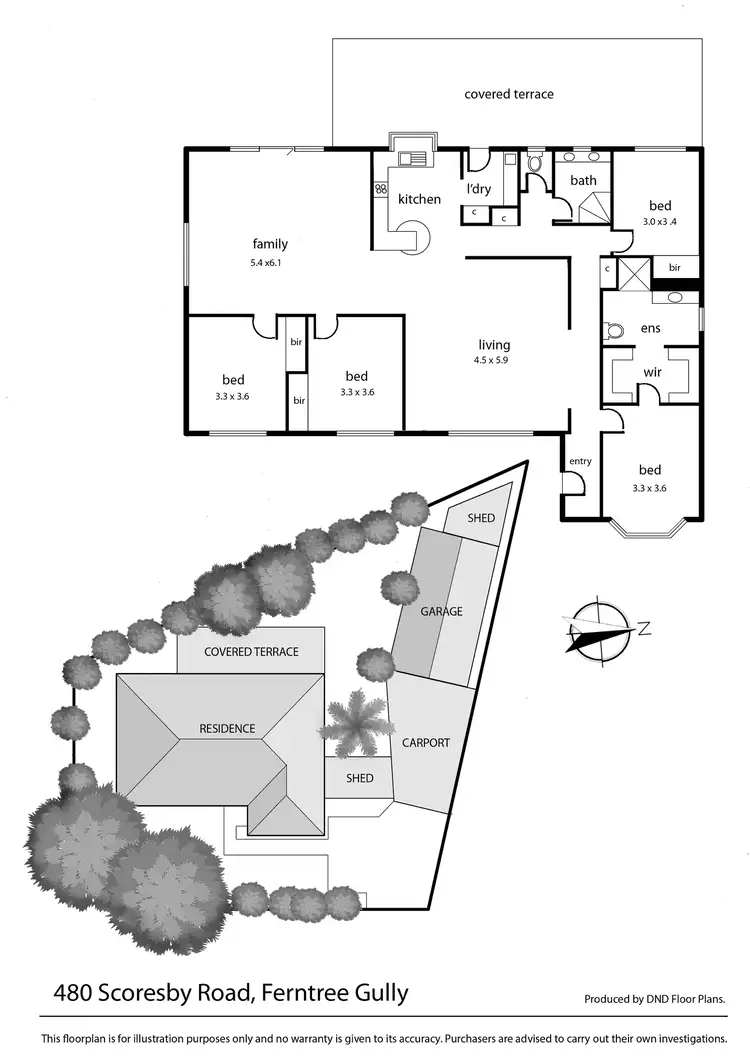 Floorplan of Homely house listing, 480 Scoresby Road, Ferntree Gully VIC 3156