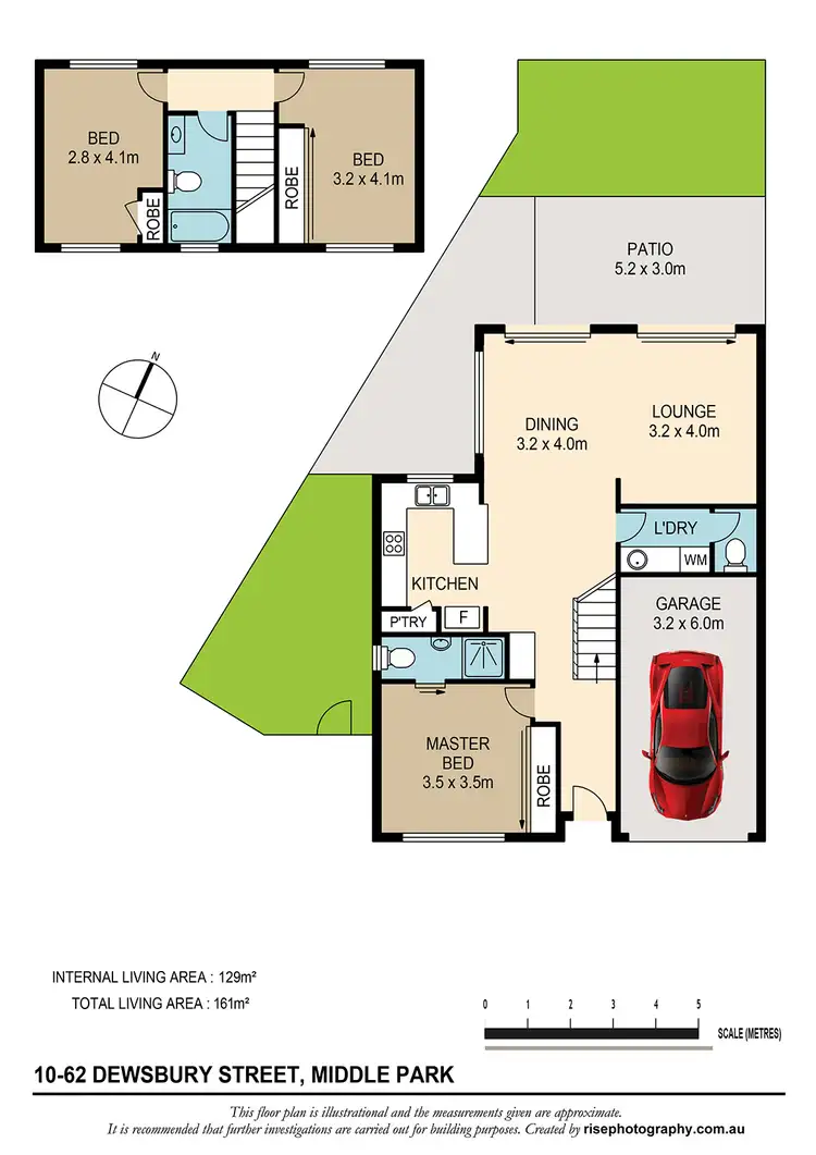 Floorplan of Homely townhouse listing, 10/62 Dewsbury Street, Middle Park QLD 4074
