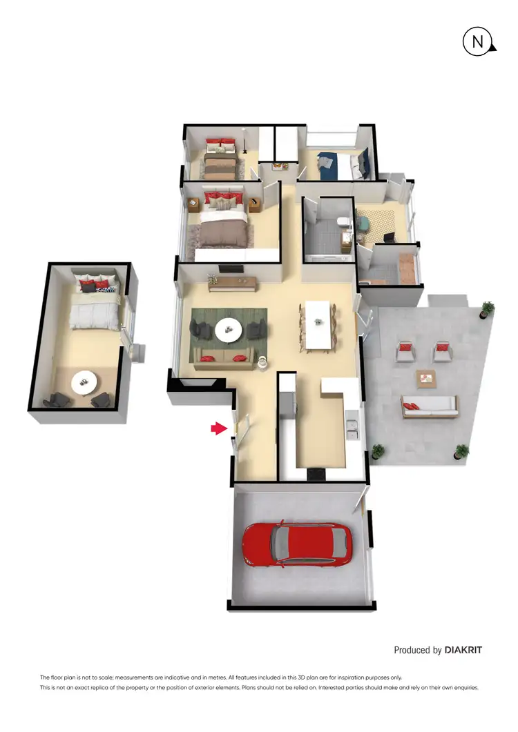 Floorplan of Homely house listing, 3 Stuart Close, Frankston VIC 3199