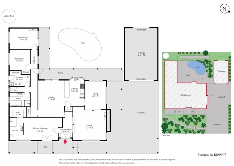 Floorplan of Homely house listing, 12 Leura Crescent, Rosebud VIC 3939