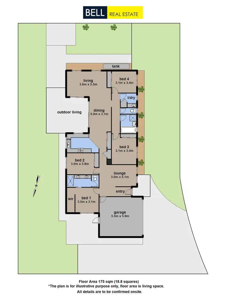 Floorplan of Homely house listing, 3 Vuegrande Rise, Montrose VIC 3765