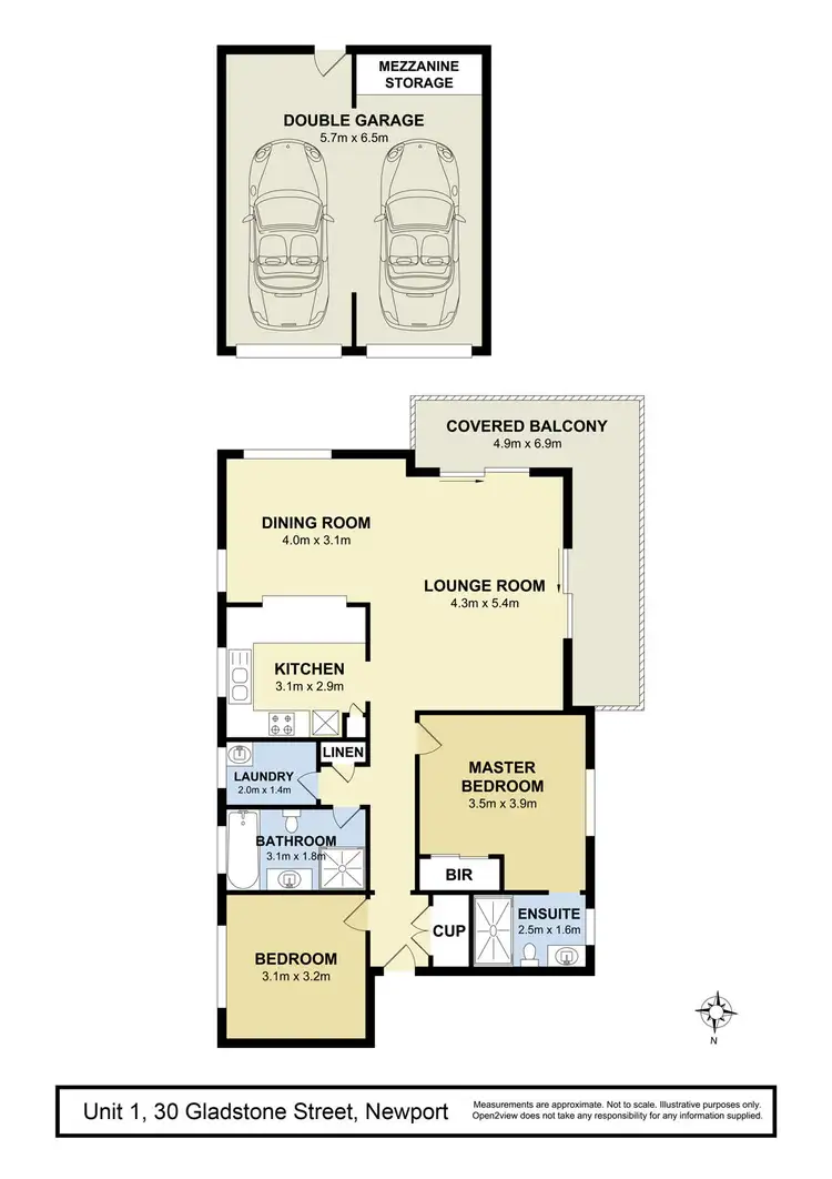 Floorplan of Homely unit listing, 1/30 Gladstone Street, Newport NSW 2106