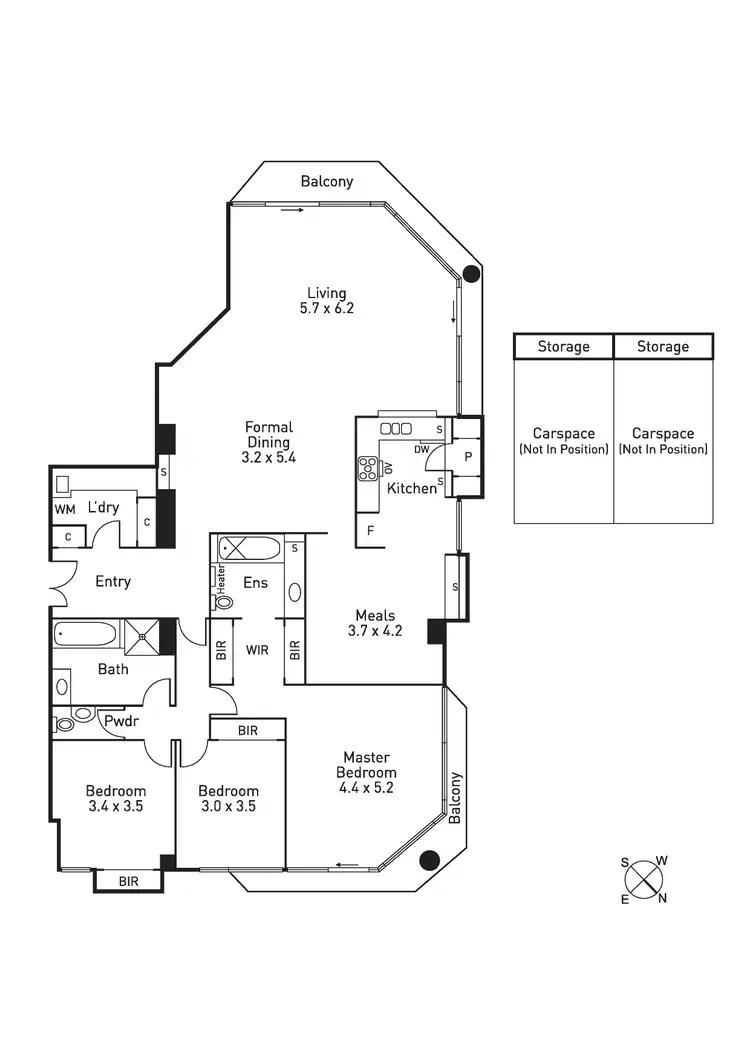 Floorplan of Homely apartment listing, Penthouse5/431 St Kilda Road, Melbourne VIC 3004