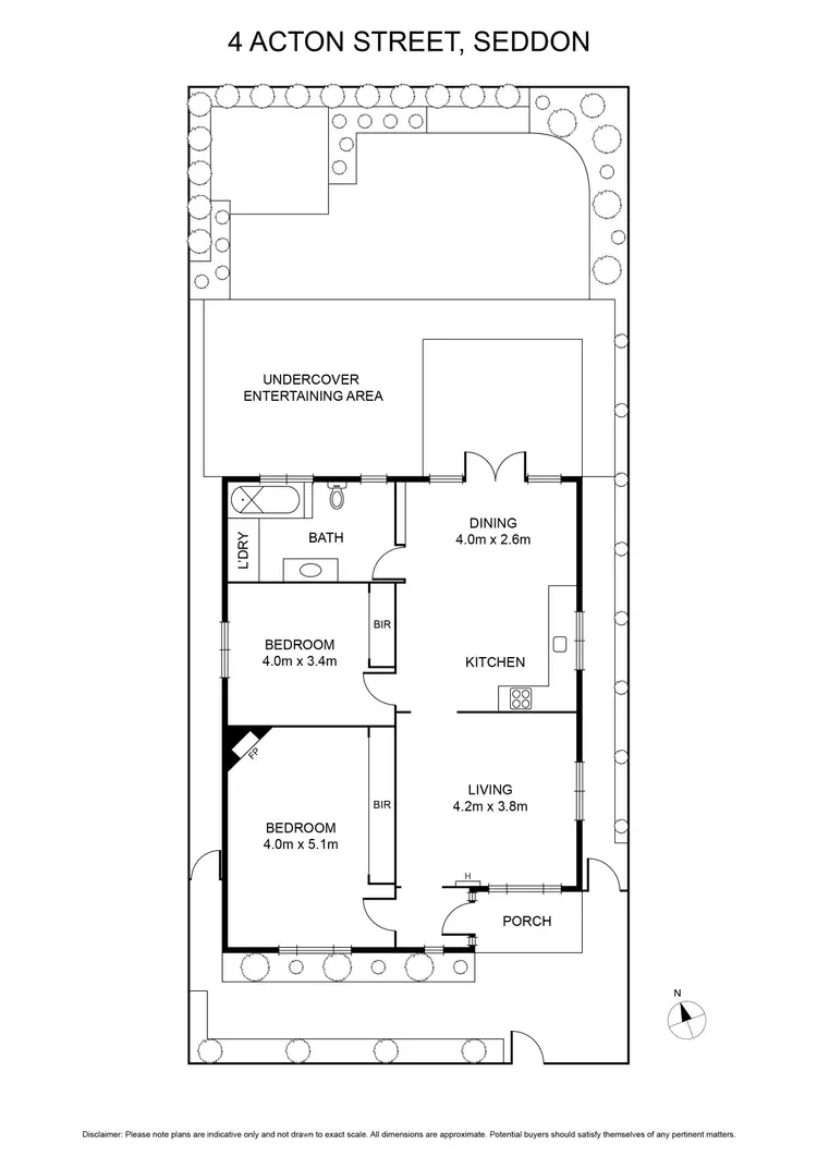 Floorplan of Homely house listing, 4 Acton Street, Seddon VIC 3011