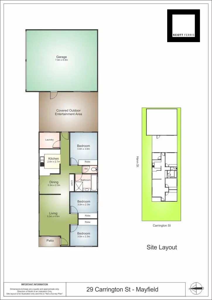 Floorplan of Homely house listing, 29 Carrington Street, Mayfield NSW 2304