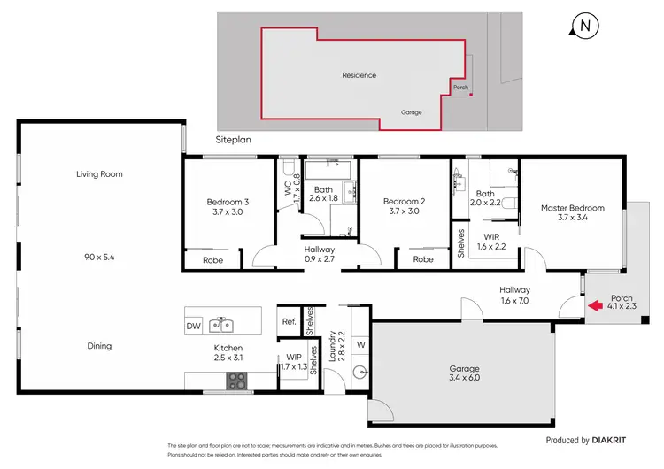 Floorplan of Homely house listing, 22 Berrigan Street, Epping VIC 3076
