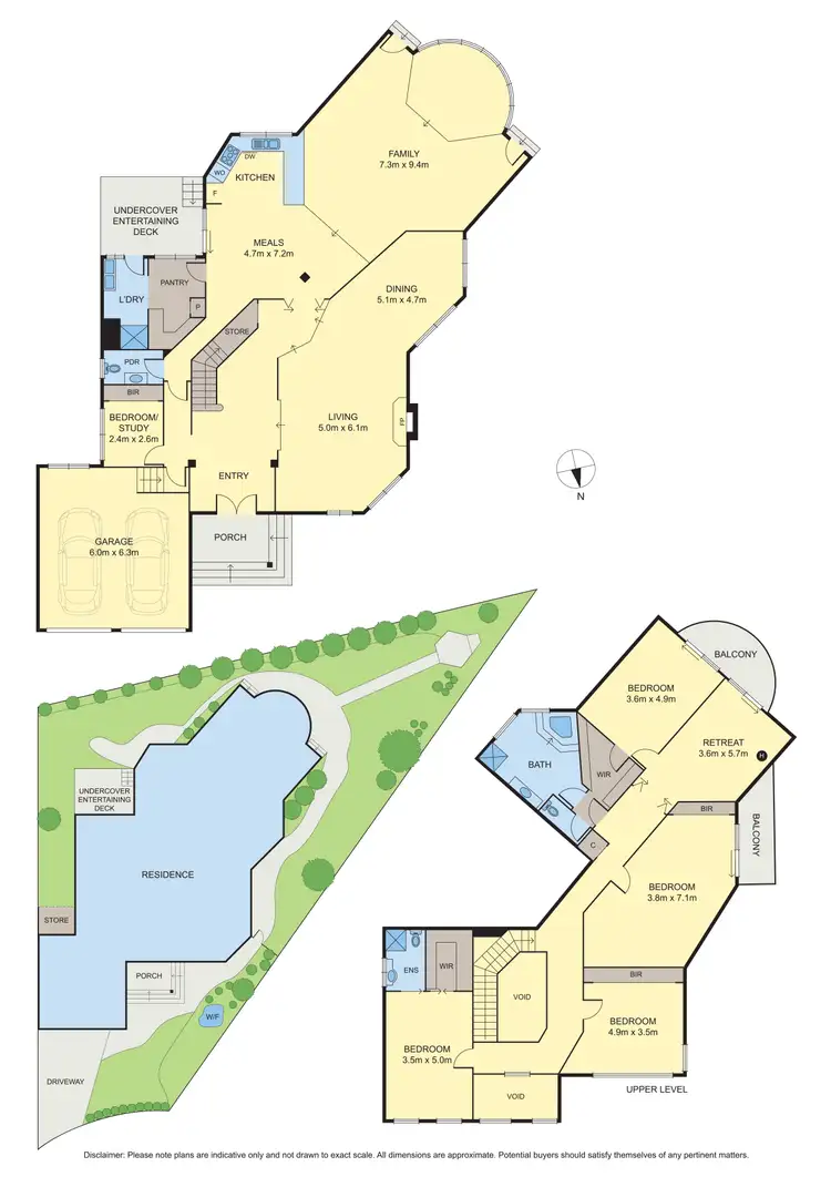 Floorplan of Homely house listing, 7 Vanessa Court, St Helena VIC 3088