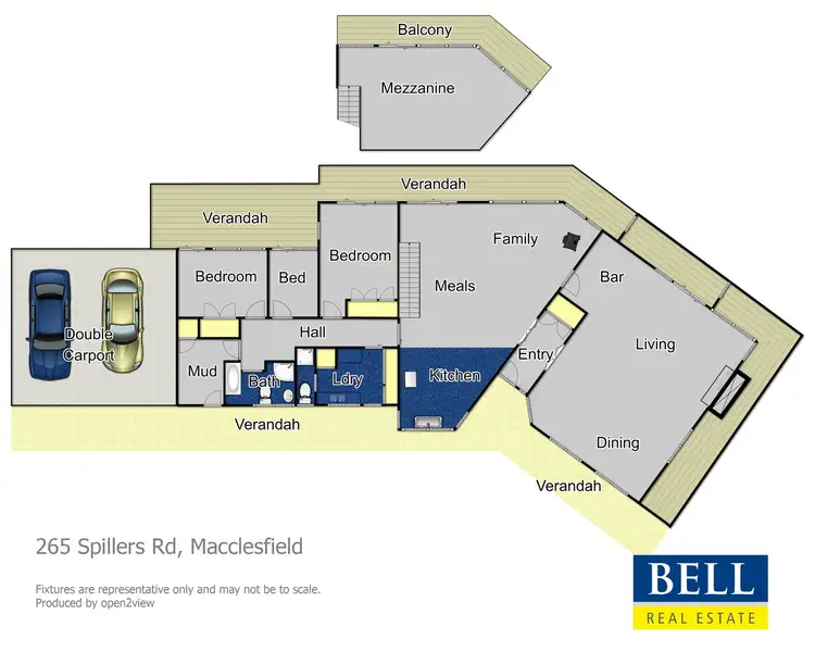 Floorplan of Homely house listing, 265 Spillers Road, Macclesfield VIC 3782
