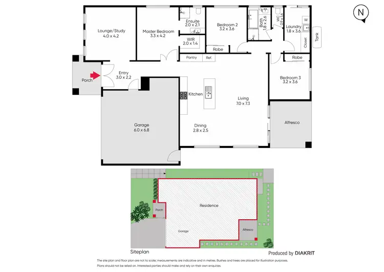 Floorplan of Homely house listing, 12 Getaway Drive, Doreen VIC 3754