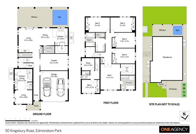 Floorplan of Homely house listing, 50 Kingsbury Road, Edmondson Park NSW 2174