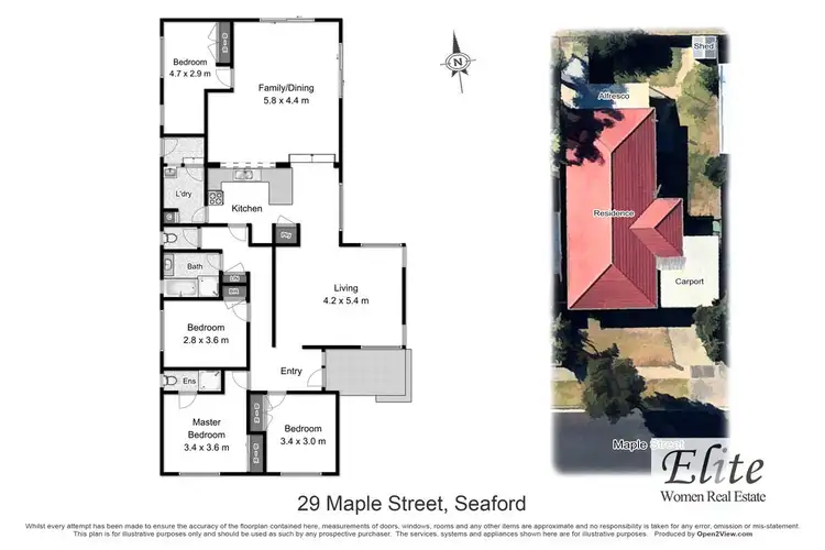 Floorplan of Homely house listing, 29 Maple Street, Seaford VIC 3198