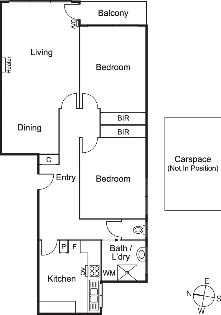 Floorplan of Homely apartment listing, 4/57 Mitford Street, Elwood VIC 3184