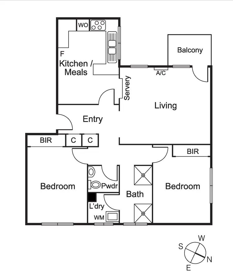 Floorplan of Homely apartment listing, 10/35 Dickens Street, Elwood VIC 3184